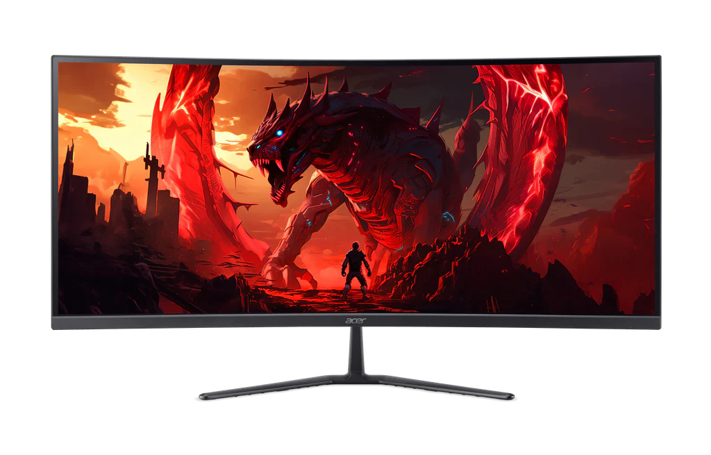 מסך גיימינג קעור Acer Nitro ED320QR S3 – 31.5 אינץ' – Full HD 1920x1080 – VA – 180Hz – זמן תגובה 1ms