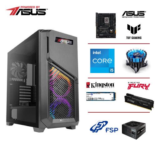 GAMING CASE PS750W B760 I5-13600K 2x16GB 1TB NVME
