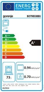 תנור בנוי בגימור זכוכית שחורה 60 סמ מסדרת Superior BO798S38BG