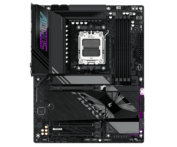 לוח אם GIGABYTE X870E AORUS ELITE WIFI7 ATX DDR5 AM5 BT 2.5GBE LA