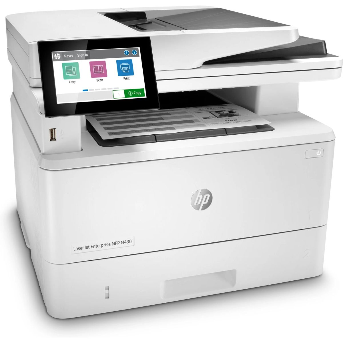מדפסת HP ליזרג'ט Ent MFP M430f