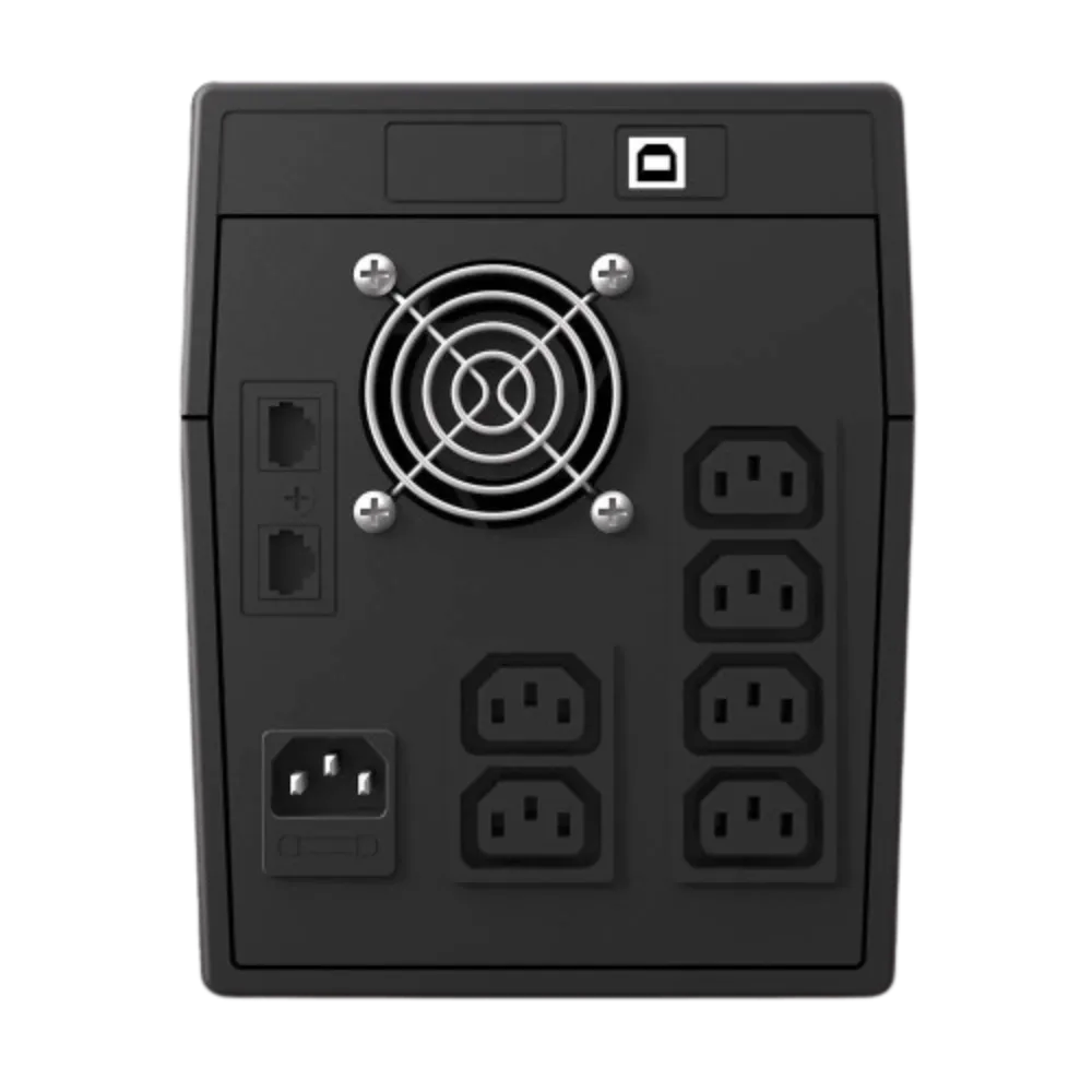 אל פסק אינטראקטיבי Armor Line – 2000VA / 1200W – צג דיגיטלי – מייצב מתח – USB ו-RS232