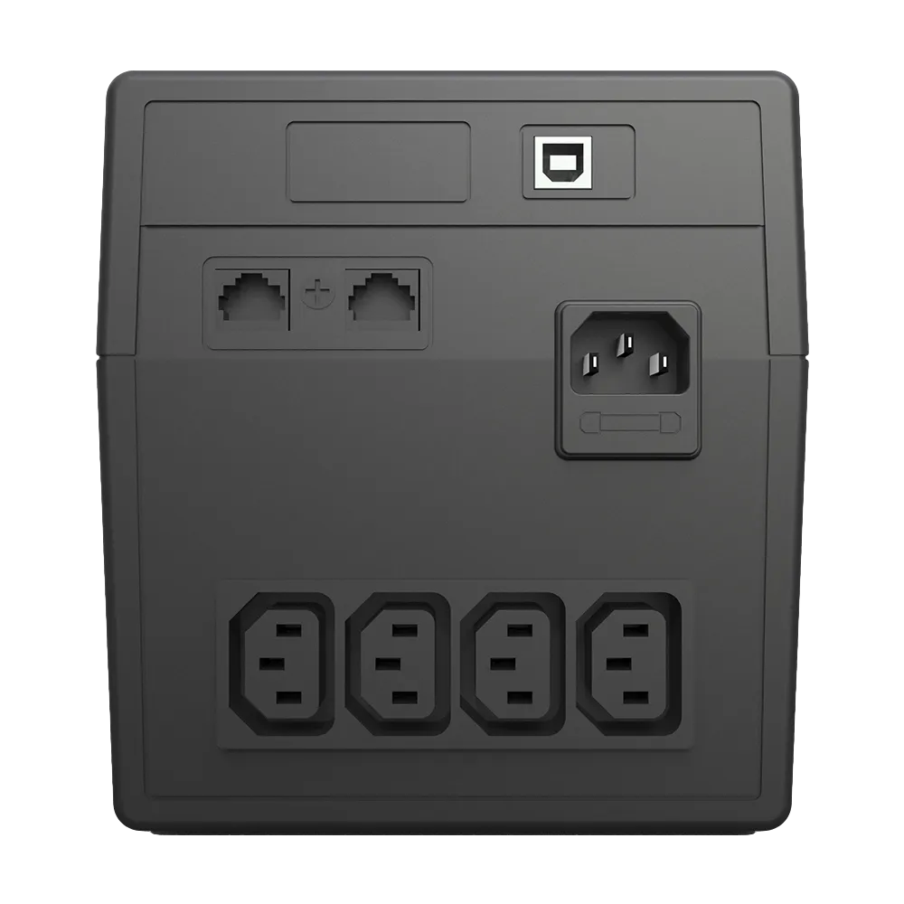 אל פסק אינטראקטיבי Armor Line – 600VA / 360W – צג דיגיטלי – הגנה על קו הרשת – USB ו-RS232