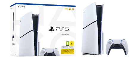 קונסולת PlayStation 5 – אחסון 1TB SSD – גיימינג 4K עד 120fps – תמיכת HDR ו-Ray Tracing – כולל בקר DualSense – דגם CFI-2016A