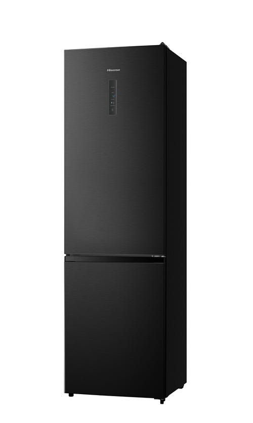 מקרר משולב מקפיא תחתון HISENSE  בנפח 336 ליטר דגם RN440N4AFD נירוסטה שחורה