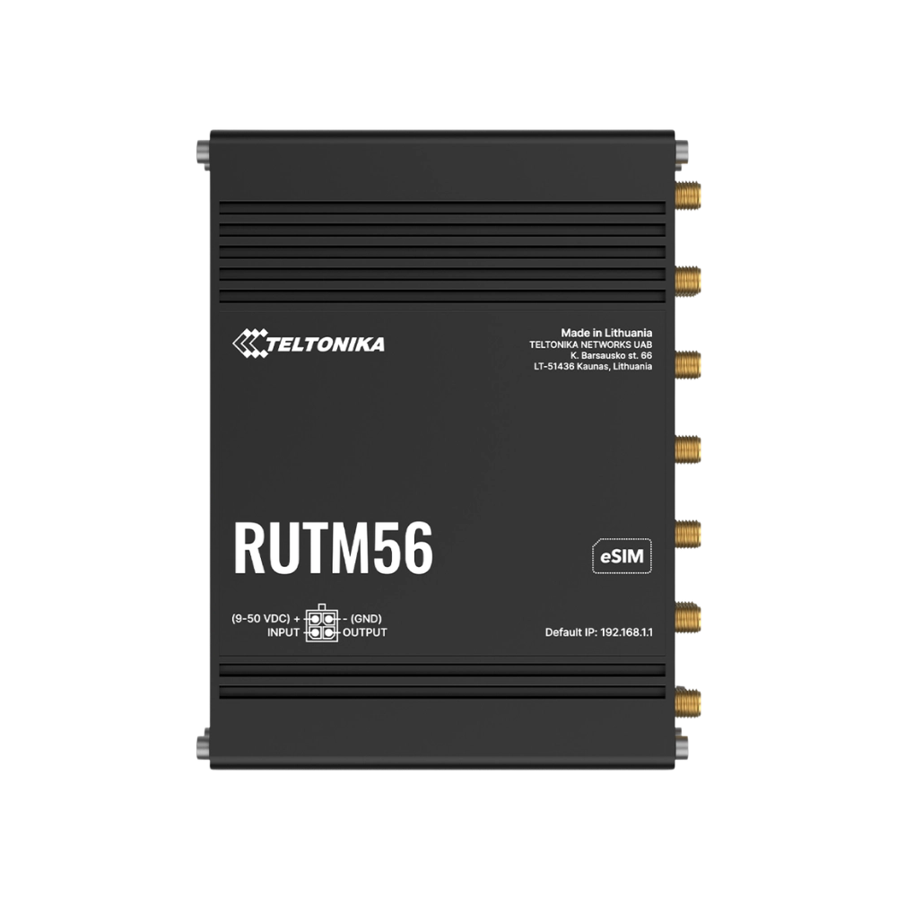 נתב Dual Modem תעשייתי דגם RUTM56 מבית TELTONIKA