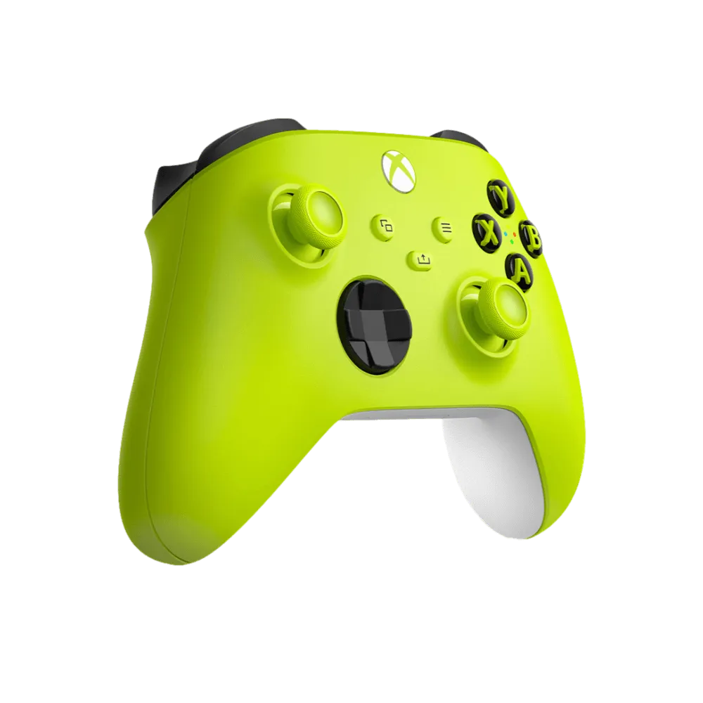 בקר אלחוטי Xbox Electric Volt – D-Pad היברידי – Bluetooth / USB-C – עד 40 שעות סוללה – צהוב