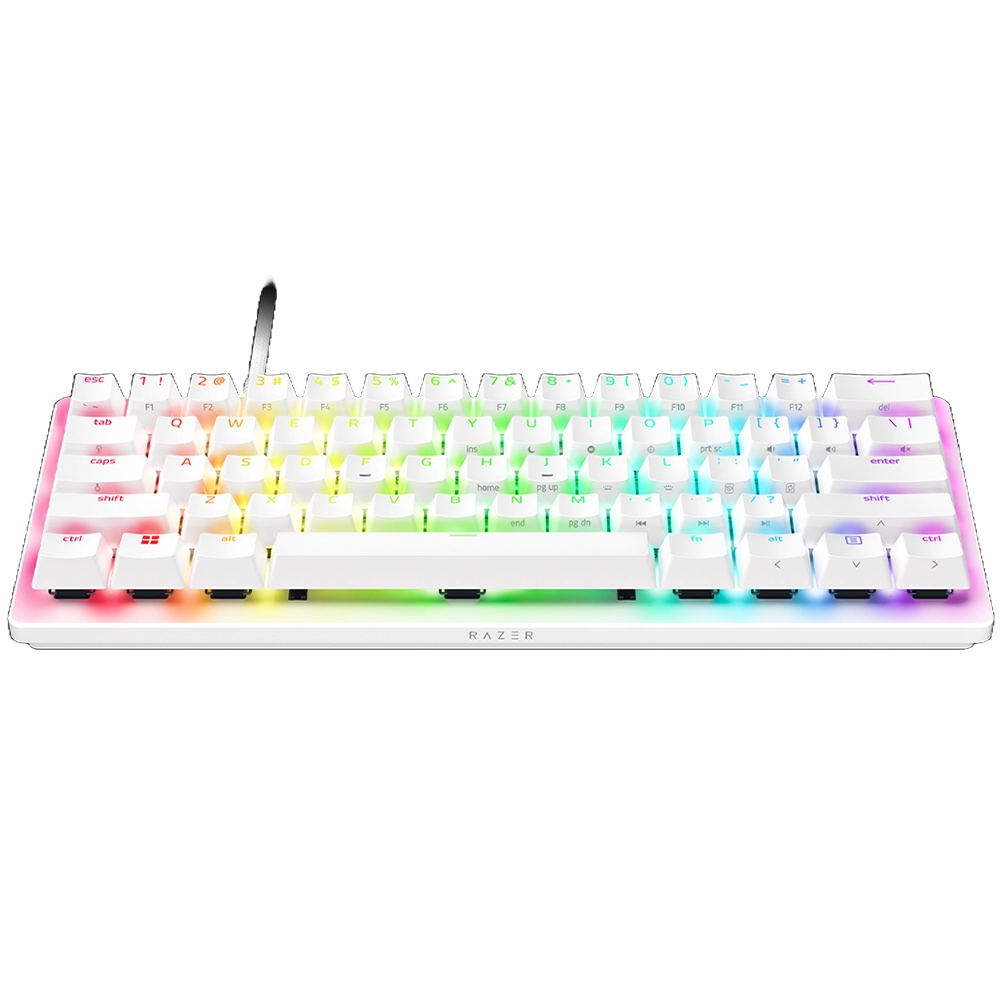 RAZER HUNTSMAN V3 PRO MINI – מקלדת מכנית צבע לבן
