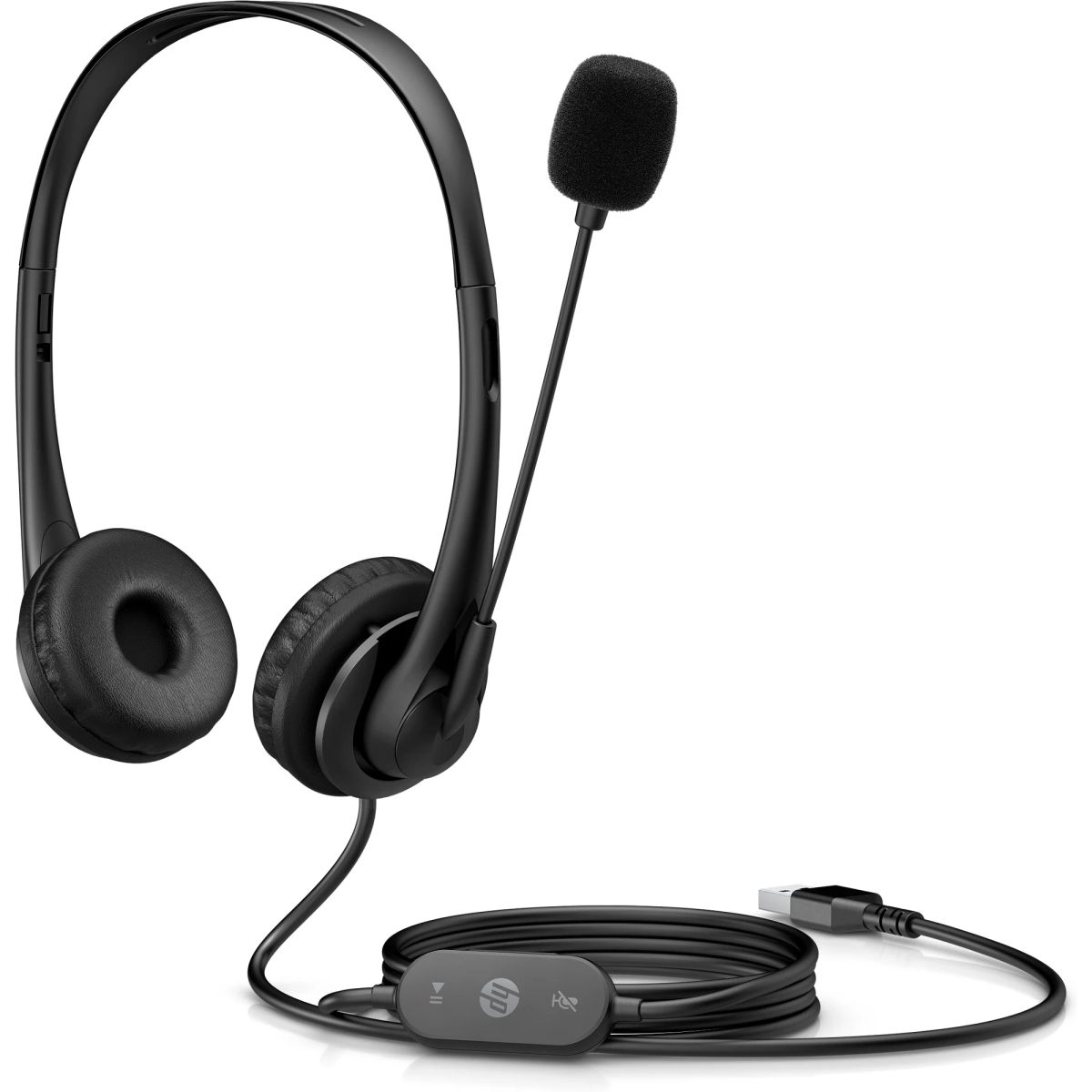 אוזניות ראש סטריאו HP USB STHS G2