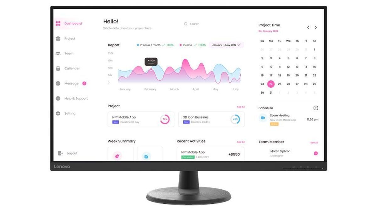 Lenovo D32-45 Monitor 31.5 67A0GAC2IS