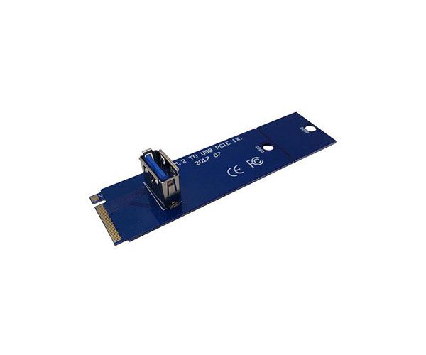 מתאם USB3.0 to m.2 NVME לחיבור רייזר לכרייה