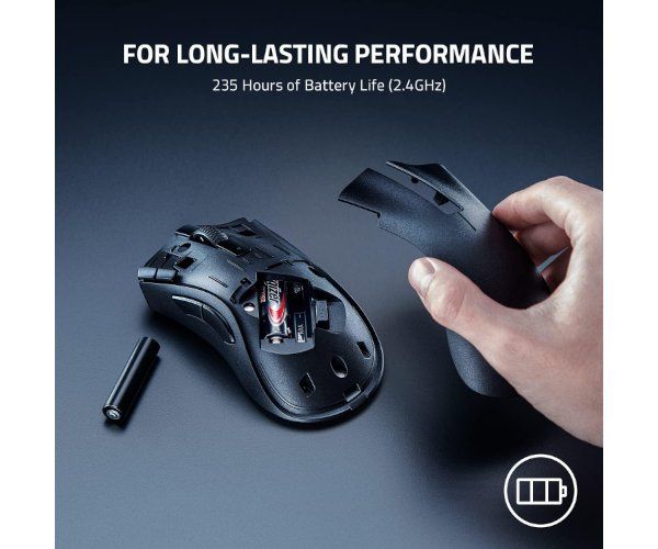 עכבר Razer DeathAdder V2 X HyperSpeed Wireless Gaming Mouse Black