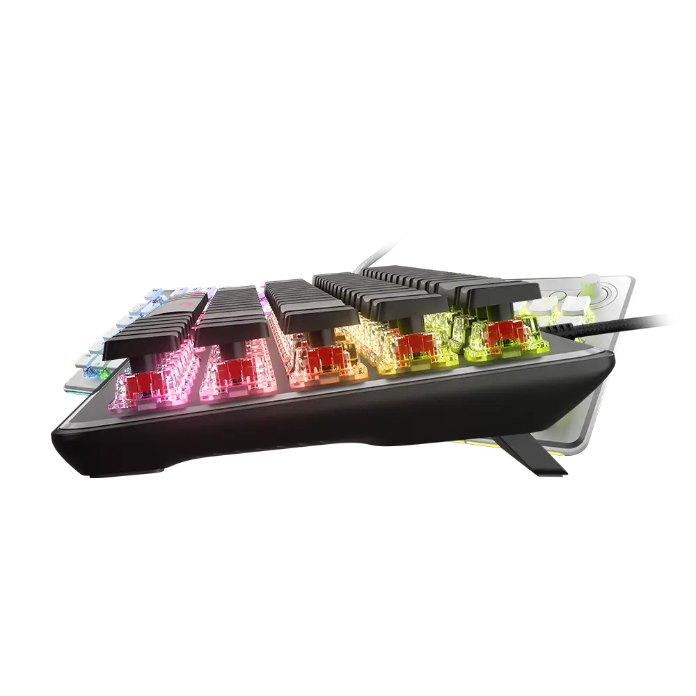 מקלדת גיימינג Roccat Vulcan II Mini 65% – מתגים אופטיים-מכניים Titan II – RGB – שחור