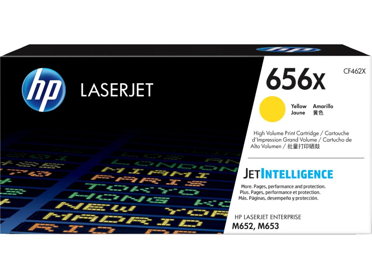 טונר HP צהוב 656X לליזר CF462X M652