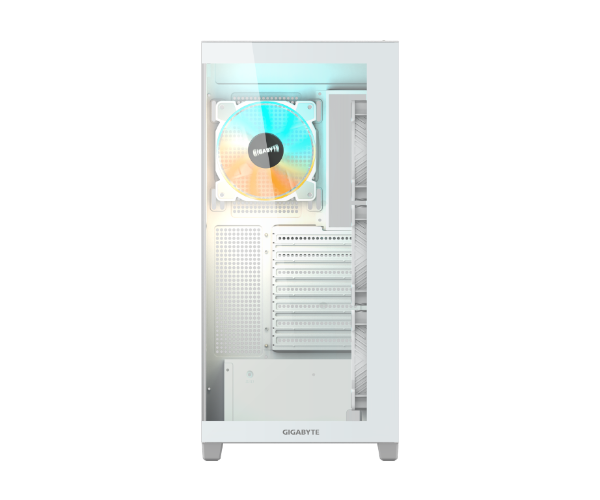 מארז לבן GIGABYTE C500 PANORAMIC STEALTH ICE Mid-Tower ATX