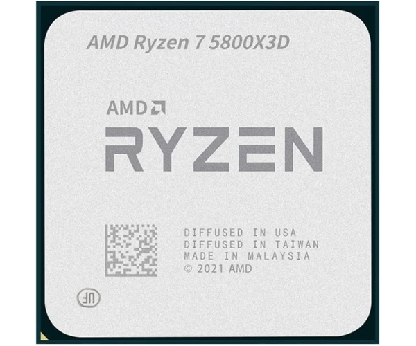 מעבד סדרה 5000 AMD R7 5800X3D Tray 8Crs 16Thrd 4.5Ghz V-cahce
