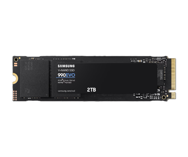 דיסק פנימי Samsung 990 EVO 2TB PCIE4.0X4 5.0X2 NVME gen 4 5