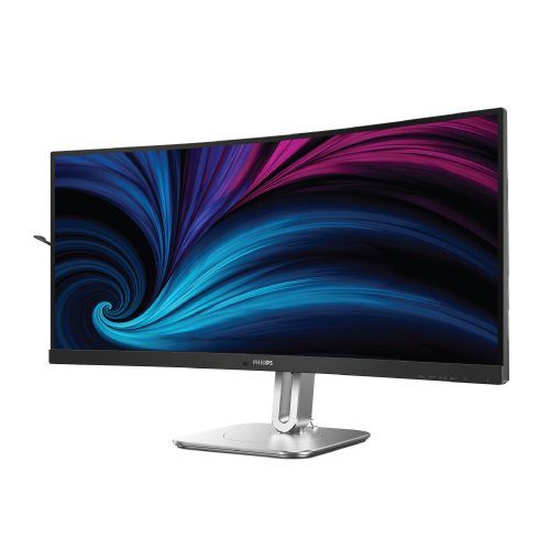מסך מחשב Philips 34B2U5600C קעור 34'' WQHD VA עם תחנת עגינה USB-C