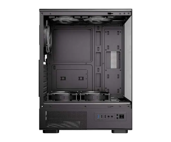 מארז Antec VCX300 ARGB Black Mid-Tower ATX 5x120mm Fans include