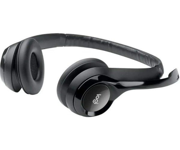 אוזניות ומיקרופון Logitech H390 USB Headphones Black