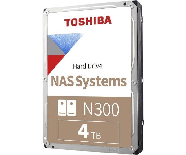 דיסק פנימי Toshiba N300 Nas System 4TB 3.5 HDD 7200RPM