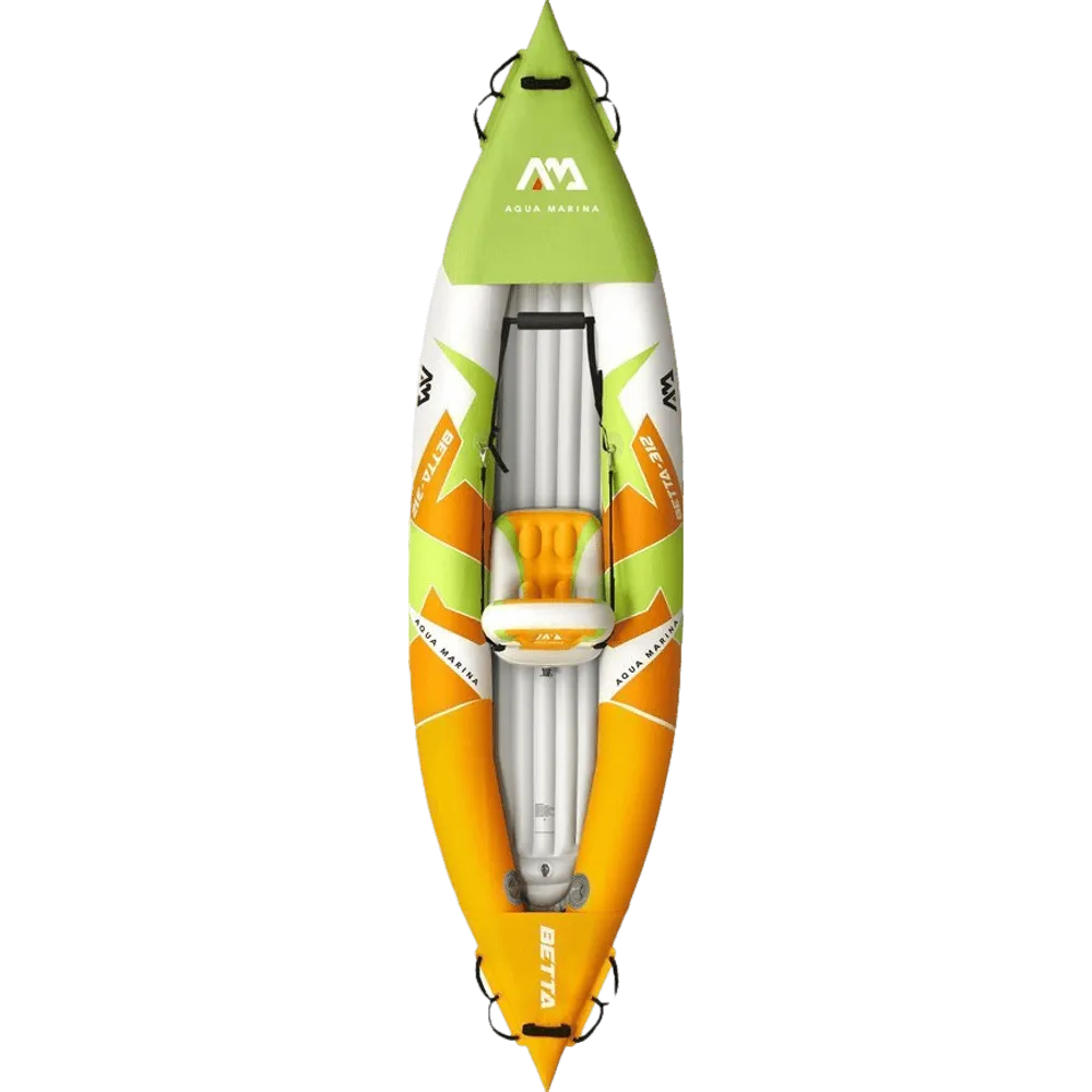 קיאק מתנפח Aqua Marina BETTA BE312 – 312x80 ס"מ – משקל 9.1 ק"ג – מושב יחיד – עומס עד 95 ק"ג
