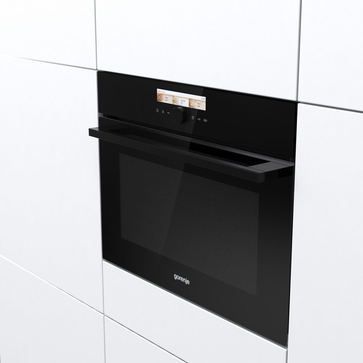 תנור בנוי gorenje משולב מיקרו 45 סמ דגם BCM598S17BG
