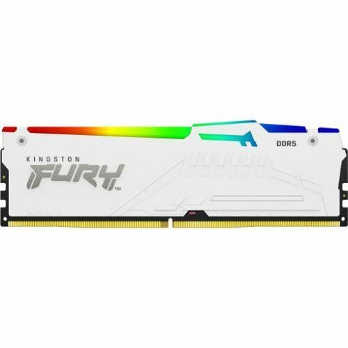 זיכרון Kingston FURY Beast White RGB 32GB DDR5 5600MHz CL40 XMP