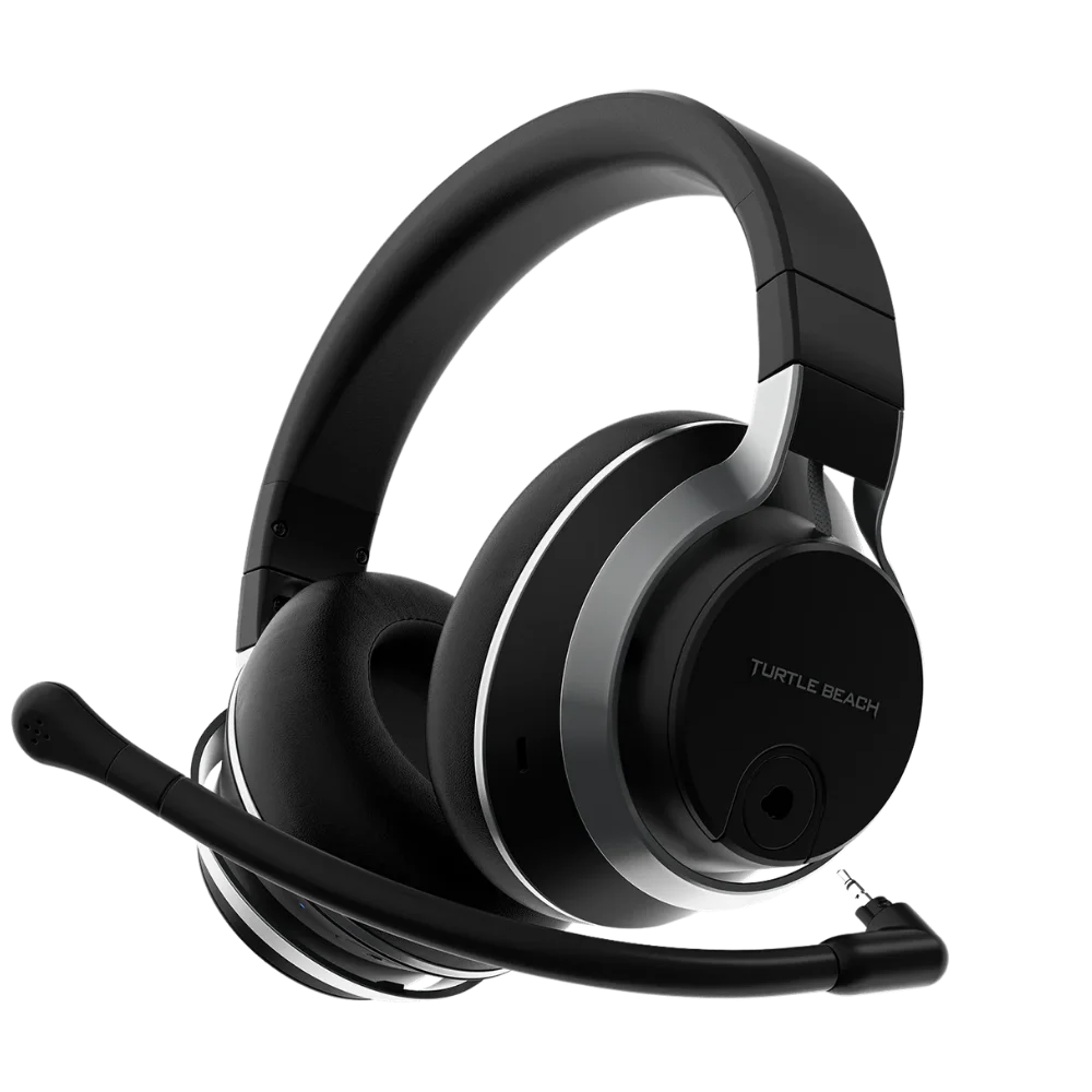 אוזניות גיימינג Turtle Beach Stealth Pro – אלחוטי 2.4GHz ו-Bluetooth 5.1 – דרייברים Nanoclear 50 מ"מ – ANC עד 25dB – שתי סוללות מתחלפות – מורשה ל-Xbox
