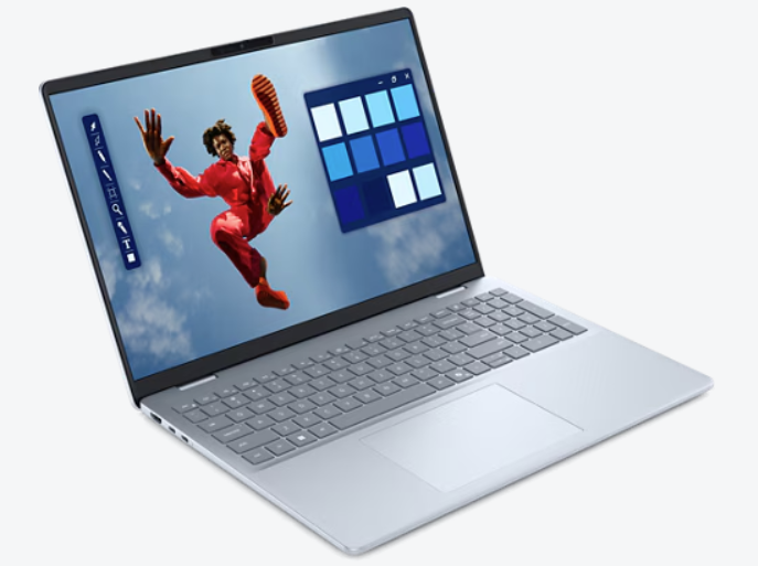 מחשב נייד Dell 16 Plus DB16250 – מעבד Intel Core Ultra 7 258V – זכרון 32GB – כונן 1TB SSD – מסך מגע – צבע Ice Blue
