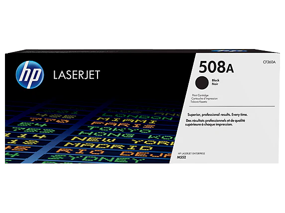 טונר HP שחור 508A לליזר CF360A M553