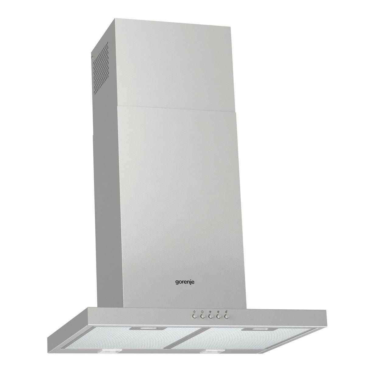 קולט אדים צמוד קיר gorenje בגימור נירוסטה דגם WHT623E5X