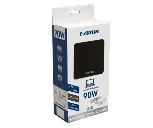 שנאי אוניברסלי למחשב נייד EZcool Power Adapter AD-805