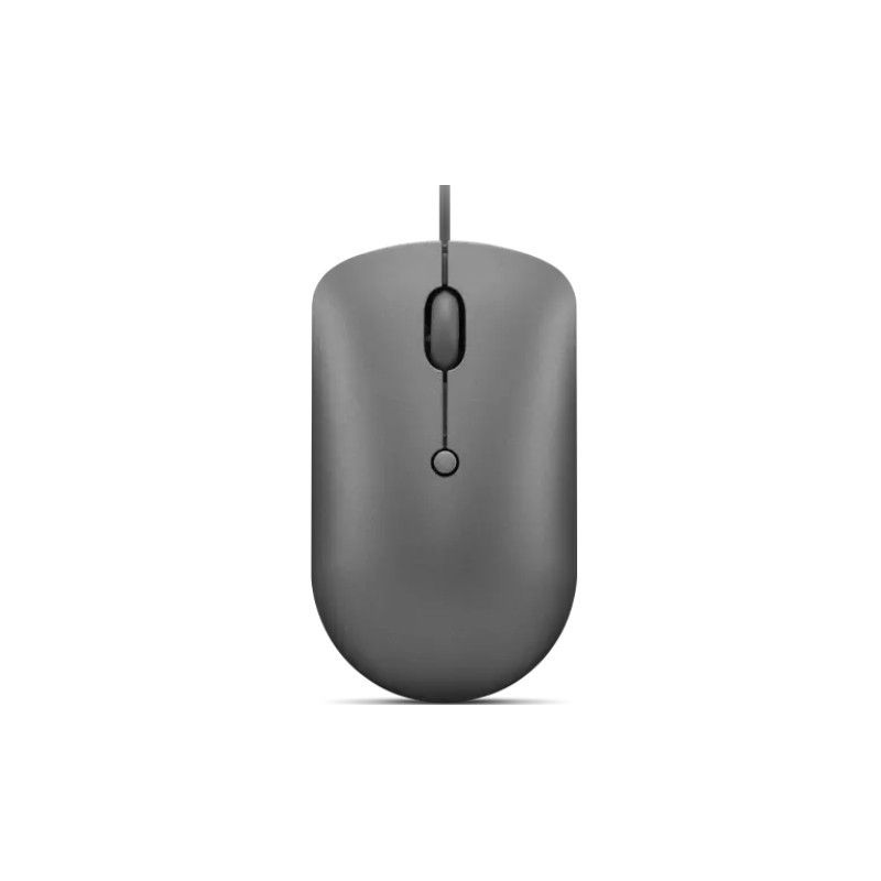 עכבר חוטי Lenovo 540 USB-C – עד 2400 DPI – Storm Grey