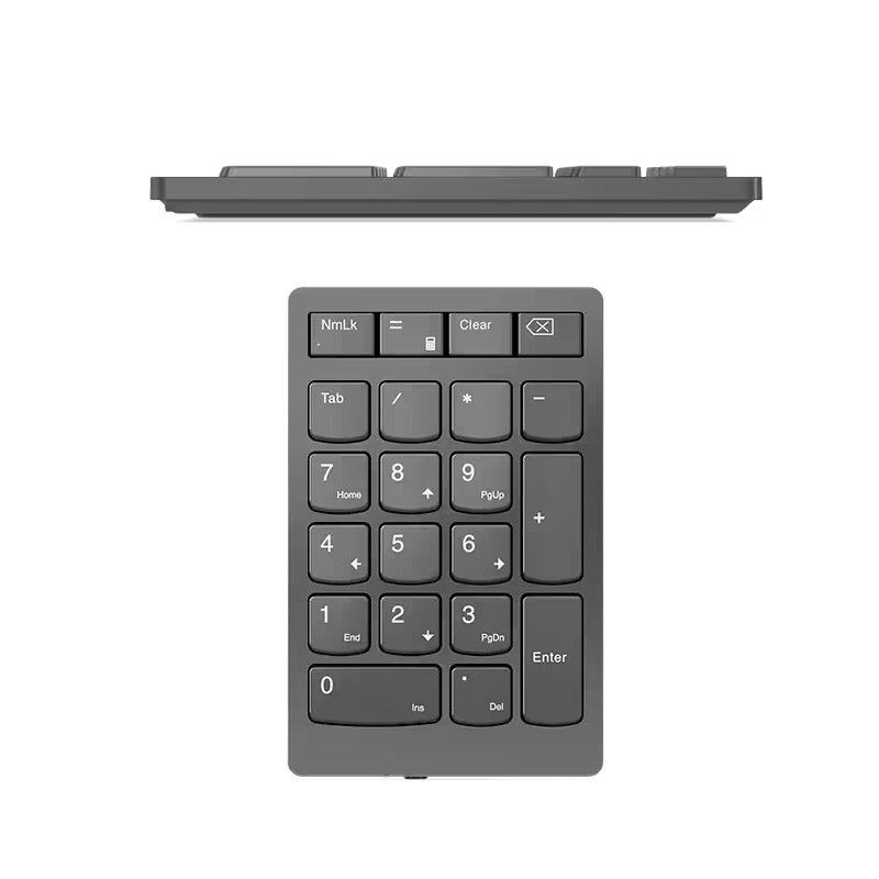 מקלדת מספרים אלחוטית Lenovo Go – 2.4G – אפור