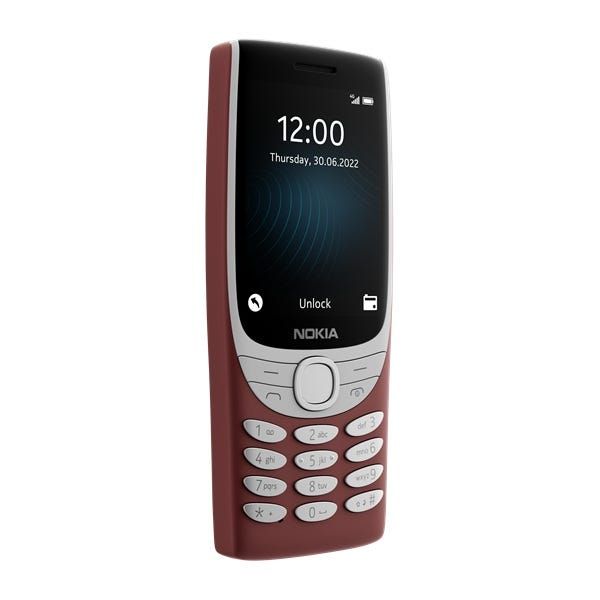 טלפון סלולרי NOKIA דגם 8210 בצבע אדום
