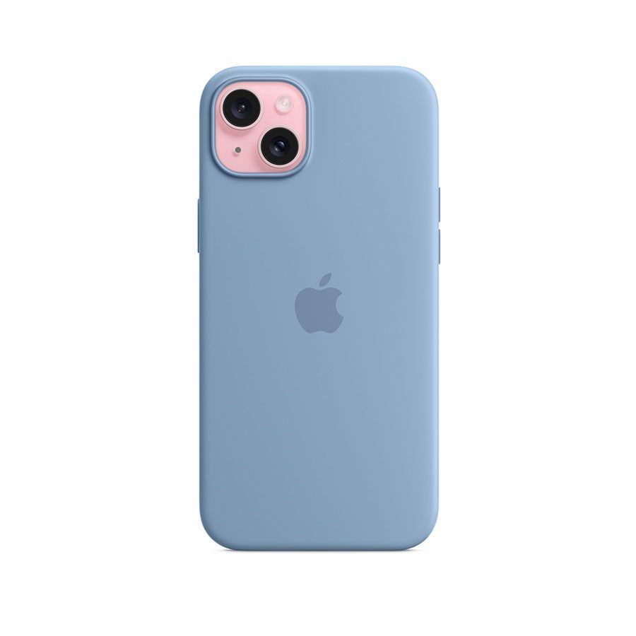 iPhone 15 Series Silicone Cases with MagSafe - Winter Blue