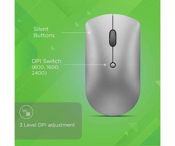 עכבר אלחוטי שקט Lenovo 600 BT Silent Mouse