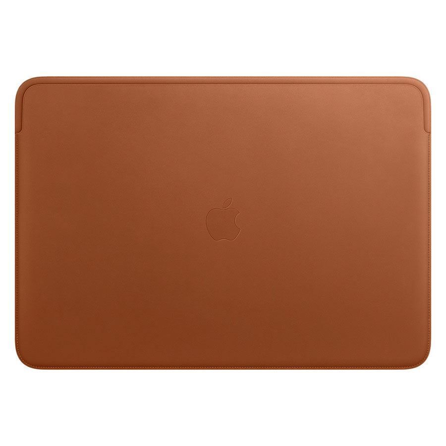 Leather Sleeve for 16-inch MacBook Pro - Saddle Brown