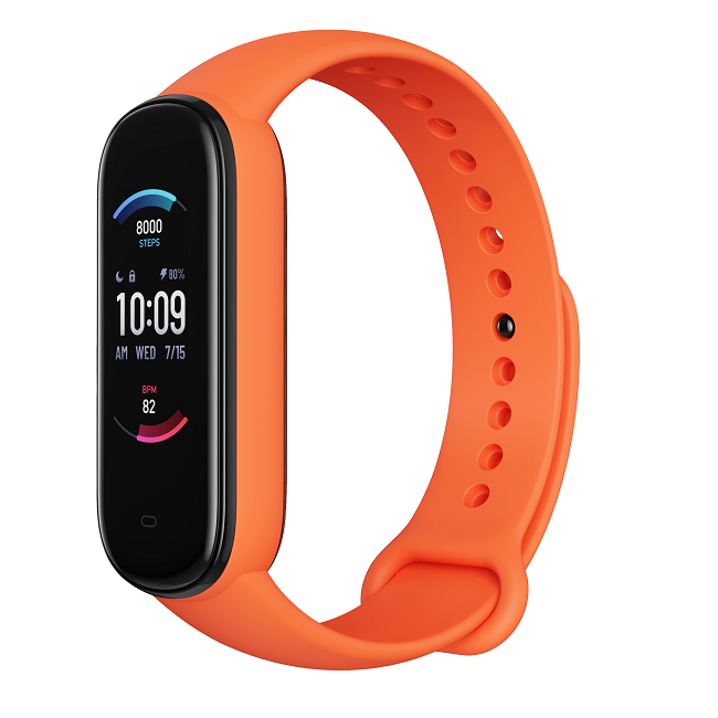 שעון צמיד Amazfit  דגם BAND 5 צבע Orange