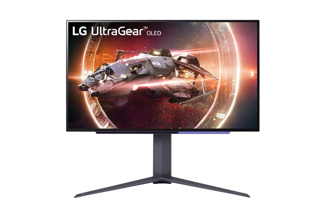 מסך ''27 גיימינג UltraGear™ QHD OLED תוצרת LG דגם: 27GS95QE-B