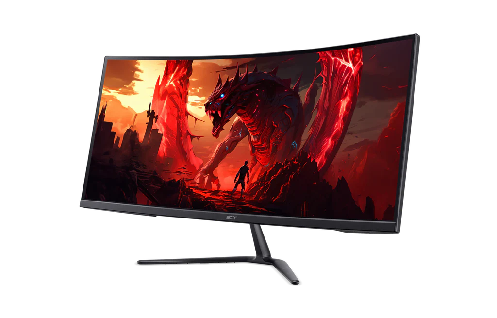 מסך גיימינג קעור Acer Nitro ED320QR S3 – 31.5 אינץ' – Full HD 1920x1080 – VA – 180Hz – זמן תגובה 1ms