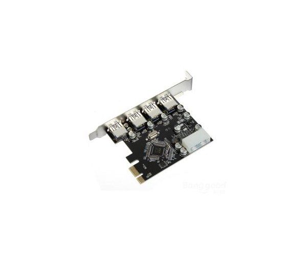 כרטיס USB3.0 x4 PCI-E Card