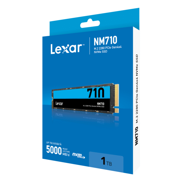 Lexar SSD LNM-710 1TB M.2 NVMe High Speed PCIe Gen4X4