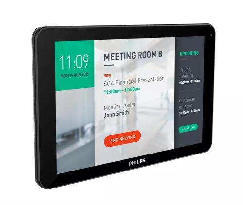מסך מגע מקצועי Philips 10.1" דגם 10BDL4551T - צג שילוט אינטראקטיבי 1280x800 לעבודה רציפה 24/7 עם Android 8.1