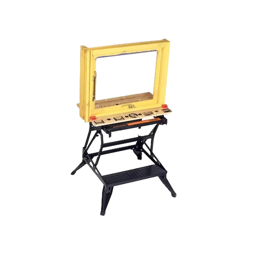 שולחן עבודה מתקפל BLACK&DECKER Workmate 825 Deluxe עם מערכת הידוק מתקדמת, 3 מצבי עבודה, נשיאת משקל עד 250 ק"ג, באחריות יבואן רשמי