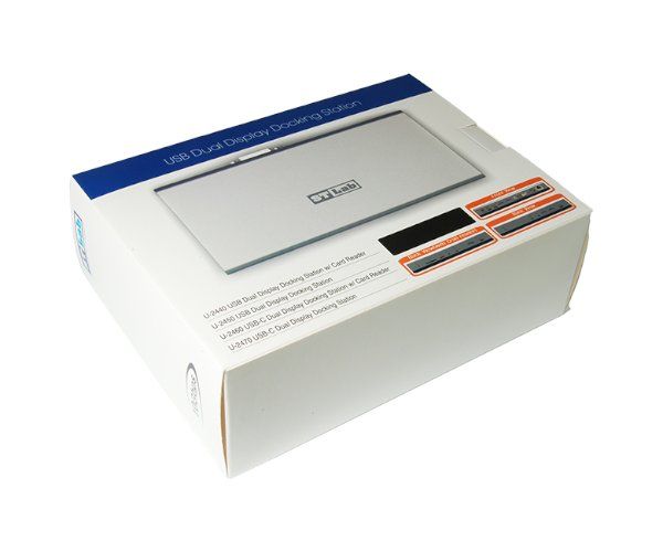 תחנת עגינה אוניברסלית ST-LAB U-2450 USB 10G DUAL Display DVI HDMI