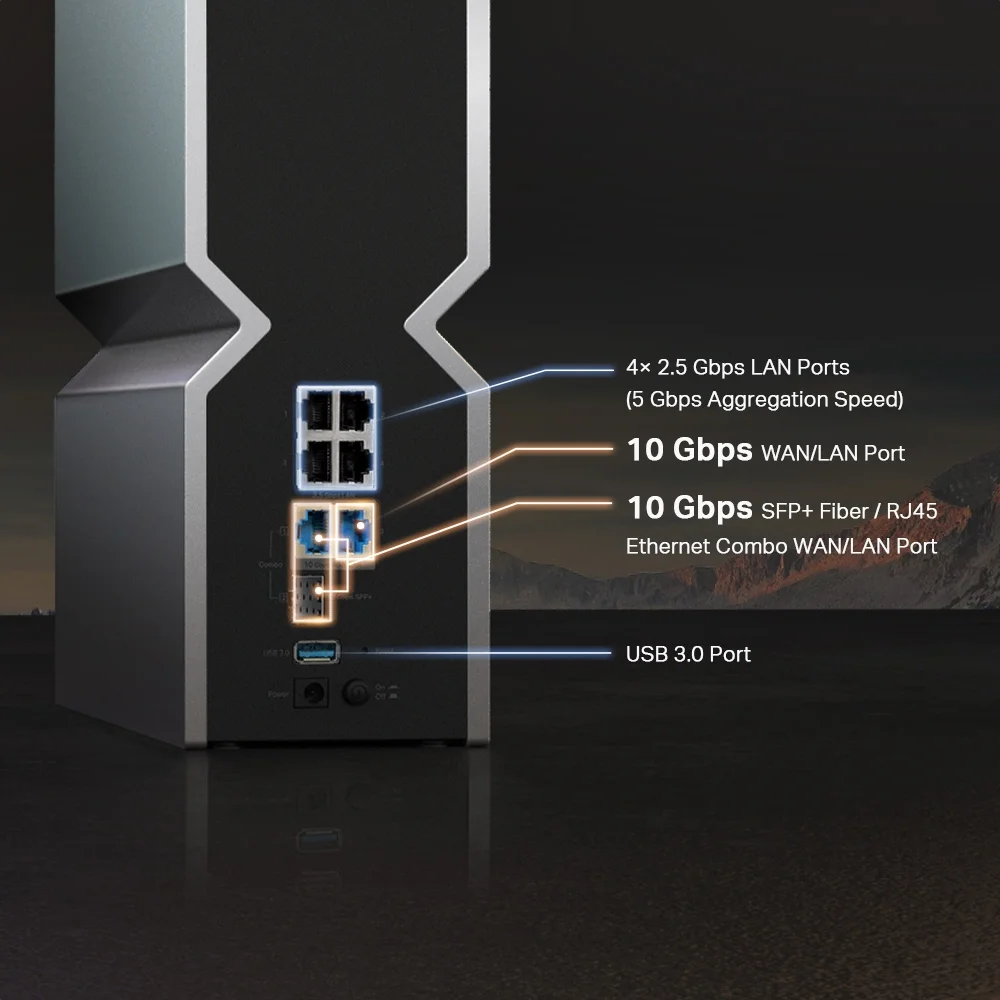 נתב Archer BE800 BE19000 WI-FI7 מבית TP-LINK