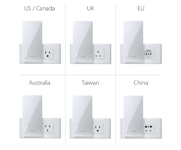 מגדיל טווח ASUS RP-AX58 AX3000 WIFI6 AiMesh