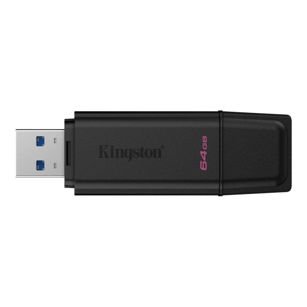 64GB Portable USB 3.2 Gen 1 DataTraveler Exodia Black